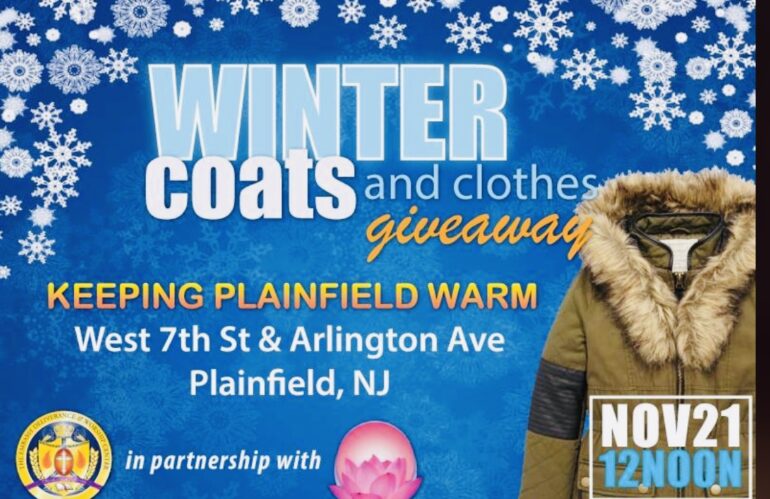 WINTER COATS AND CLOTHING GIVEAWAY! NOVEMBER 21, 2018 12 NOON